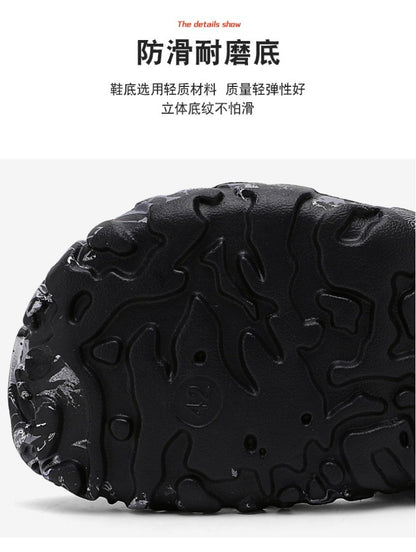 2025 Men's Summer Clogs Sandals Eva Slippers Men Fashion Flat Sandals Men Leisure Slides Men Casual Shoes Plus Size 46 47