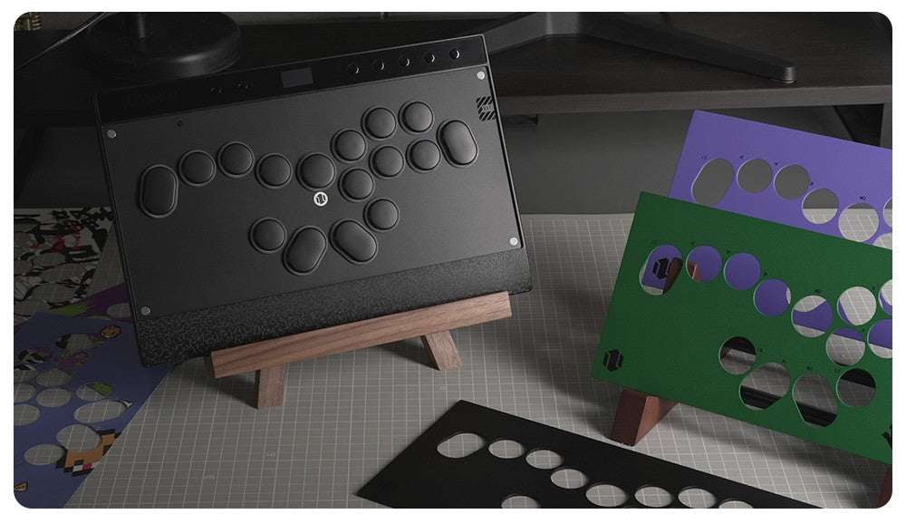 Haute42 Controle Magnético Arcade Sem Alavanca C16-S Teclado Controle Hitbox Sem Alavanca Para PC/PS4/PS5/Switch Fight Stick Hitbox