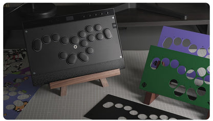 Haute42 Controle Magnético Arcade Sem Alavanca C16-S Teclado Controle Hitbox Sem Alavanca Para PC/PS4/PS5/Switch Fight Stick Hitbox