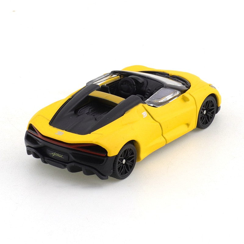TSC 1:64 Bugatti Mistral Carro Esportivo Simulação Modelo em Miniatura de Liga Fundida Pequeno Carro de Coleção Ornamento Menino