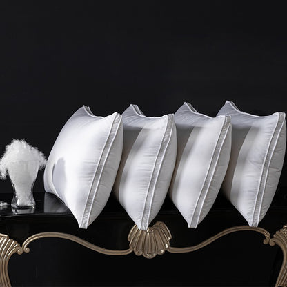 95% Pure Goose Down Pillow 1200TC Anti - Drill Pima Fabric 1000 Cleanliness 1000+ Loft Multiple Sizes (50x70cm etc.)