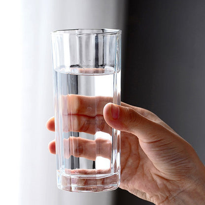 Utensílios de Cozinha para Bar e Jantar em Casa - Conjunto de 2 Copos Altos Transparentes de Cristal para Água, Suco e Bebidas