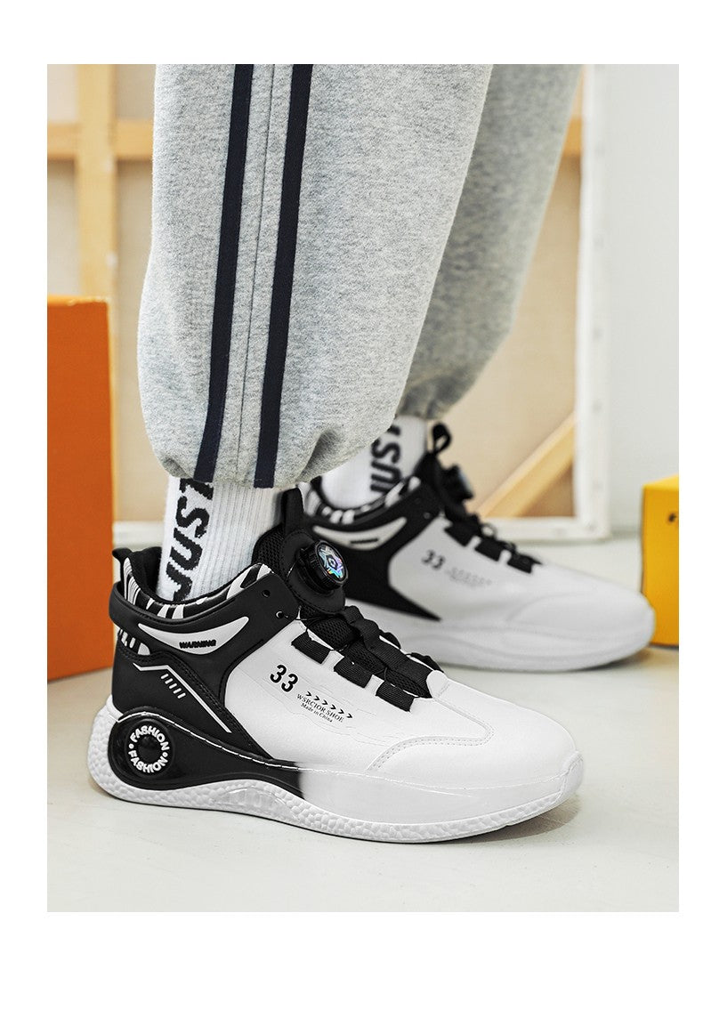 Tênis Masculino com Fivela Rotativa Confortável Antiderrapante Cadarço Durável para Atividades ao Ar Livre