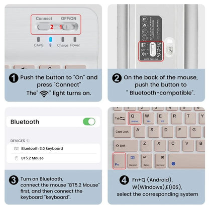 Wireless Keyboard Bluetooth Keyboard For Android IOS Windows Mini 78-Key Gaming Keybaord PC iPad Samsung redmi Tablet Keyboard