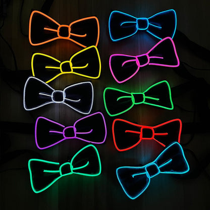 1PC Light Up LED Glasses Glow Sunglasses EL Wire Neon Glasses Glow in The Dark Party Supplies Neon Party Favors for Adults