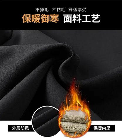 Lamb Cashmere Tracksuit Set Winter Men Sportsuit Gym Sportswear New Thermal Hoodies Fleece Tracksuit Windproof Sport Suit Men