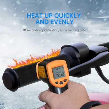 Extractme Punhos Aquecidos para Motocicleta 5V USB 6 Marchas Aquecedor Elétrico de Punho Antivibração Antiderrapante Kits de Aquecimento Rápido