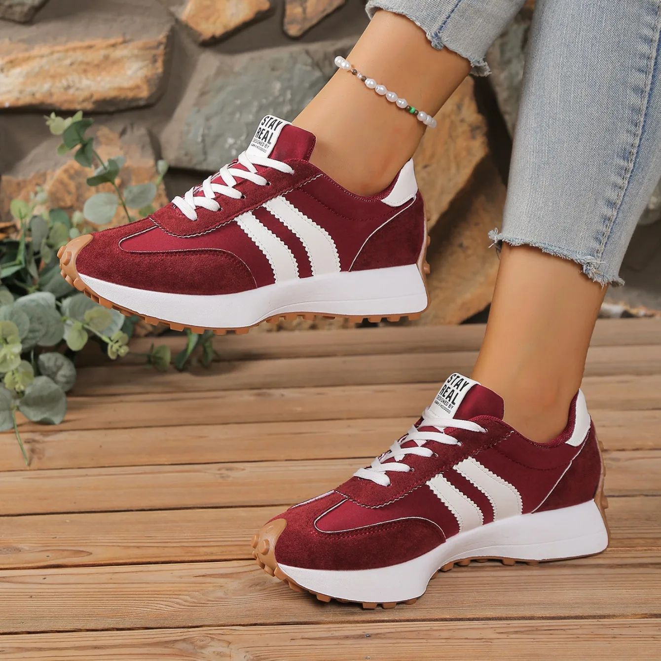 Spring Thick Bottom Women Sneakers 2025 Summer Casual Patchwork Leather Sneakers Women Outdoor Casual Comfortable Shoes Ladies