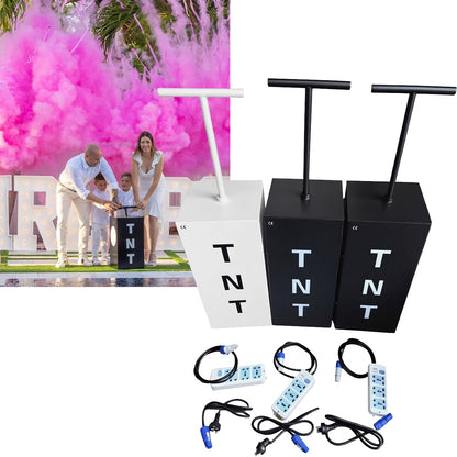 Tnt Gender Reveal Machine Kit Baby Smoke Decoration Supplies Celebration Ideas Backdrop Background Memories Pyrotechnic Items FX