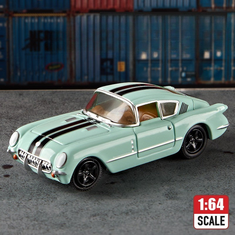 1:64 GT500 Supra Pontiac Carro Esportivo de Liga Modelo Miniatura de Metal Série Escala Veículos Modelo Brinquedo Presente para Crianças