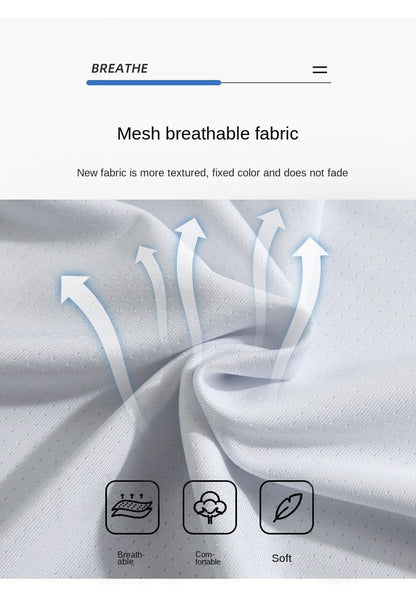 Running T-shirt Reflective Short Sleeve Ice Silk Quick Drying Summer Thin Breathable Fitness Tees Shirt Sportswear Sportsshirt