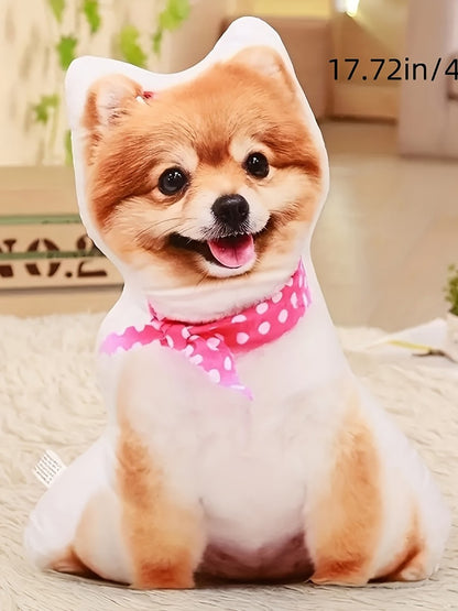 Inverno Nova Almofada de foto personalizada _ Design personalizado de animais de estimação e personagens _ Fibra de poliéster de pelúcia curta macia _ Lavável à mão