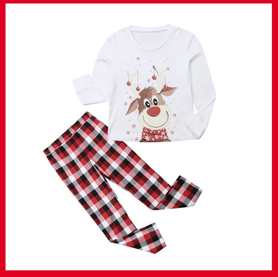 Christmas Pajamas Family Matching Outfits Sets Adult And Kids Clothes Deer Xmas Sleepwear Sets Newborn Baby Boy Girl Jumpsuit