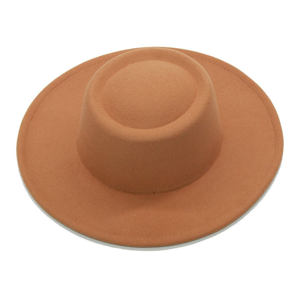 Chapéus Fedora Masculino Feminino Aba Larga 8.5CM Lã Feltro Chapéus Jazz Estilo Britânico 2023 Chapéu Panamá Formal Social