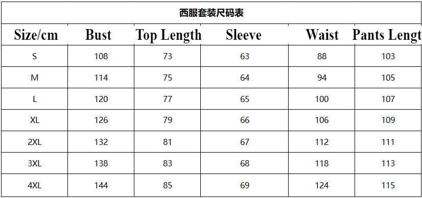 Men's New Cool Performance Set, Sequin Gold Stamping Business Casual Two-piece, One-row Two-button Slim-fit Blazer + Trousers