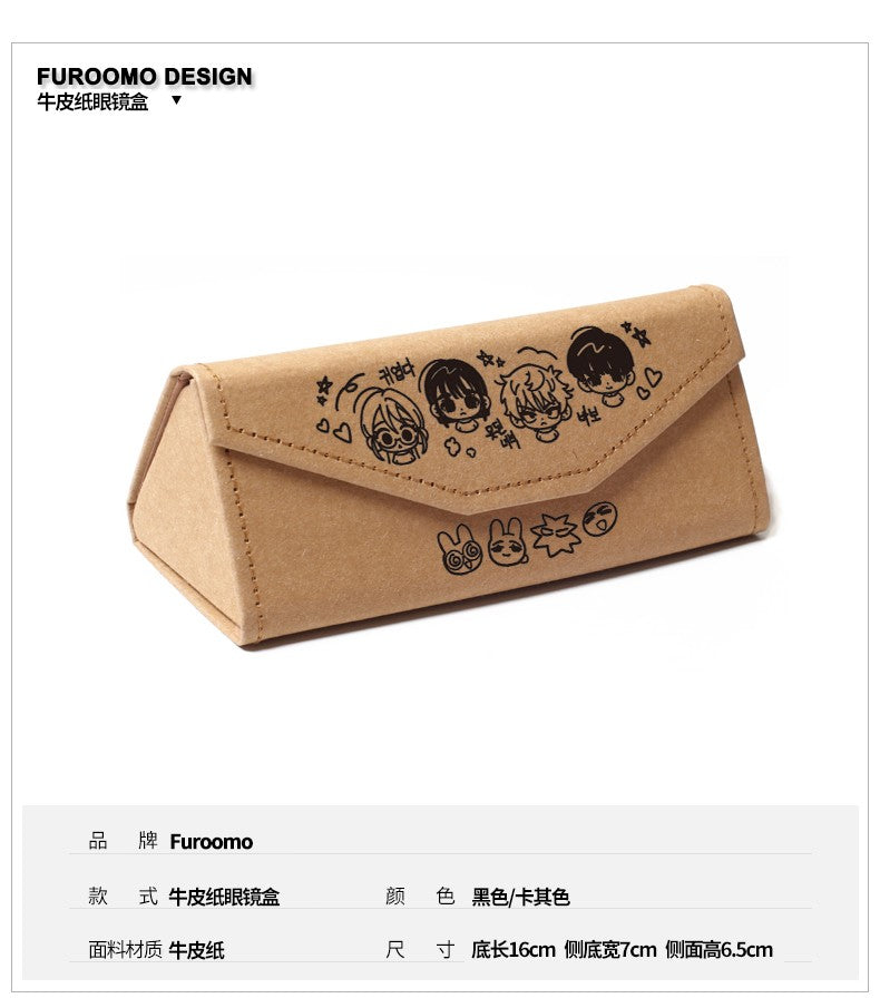 Anime Alien Stage Ivan Luka Till MiZi Sua Cosplay Spectacle Case Cartoon Glasses Box Writing Cases Ornament Xmas Gift
