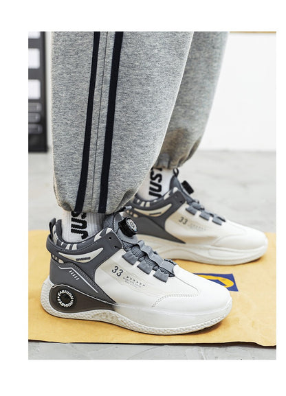 Tênis Masculino com Fivela Rotativa Confortável Antiderrapante Cadarço Durável para Atividades ao Ar Livre