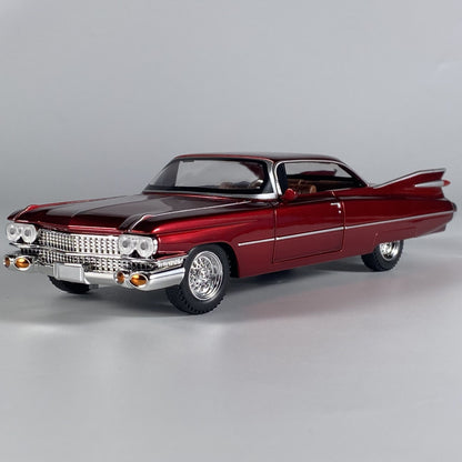 1:24 Cadillac Eldorado Biarritz 1959 Série 62 Liga Diecast Modelo Miniatura Voiture Decoração de Casa Presentes de Natal Para Crianças