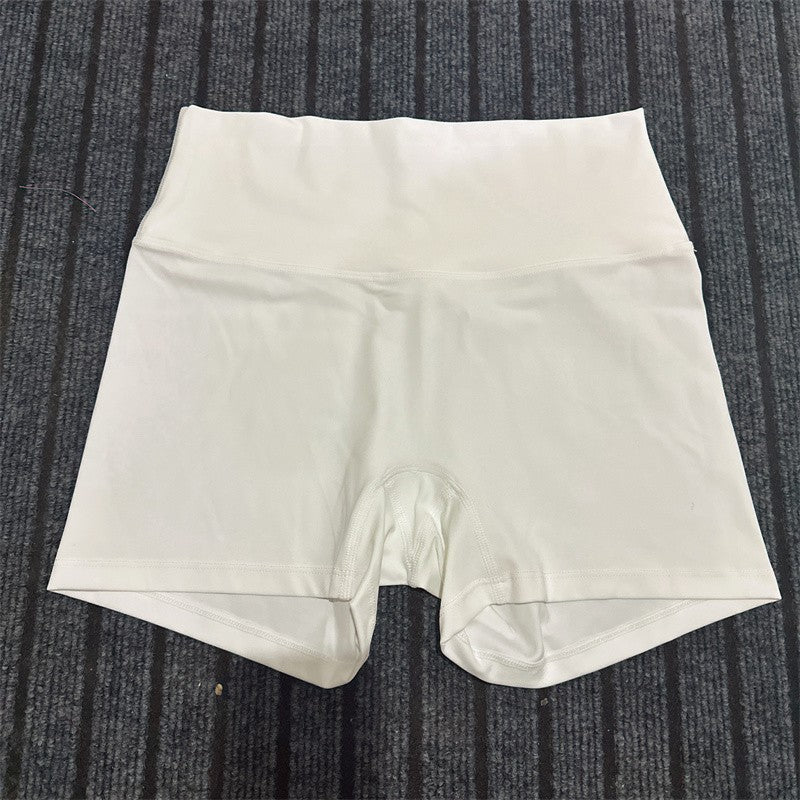 Solid Color High Waist Yoga Ultrashort Leggings Soft Women Gym Athletic Tight Sport Short Compression Comprehensive Training Jog