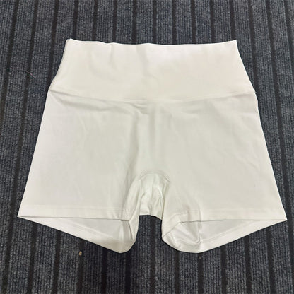 Solid Color High Waist Yoga Ultrashort Leggings Soft Women Gym Athletic Tight Sport Short Compression Comprehensive Training Jog