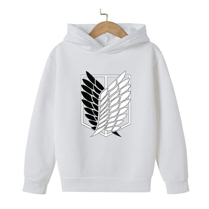 Autumn and winter attack giant sports Hoodies sweater attack Titan sweater Children's clothes street jacket Anime Sweatshirt