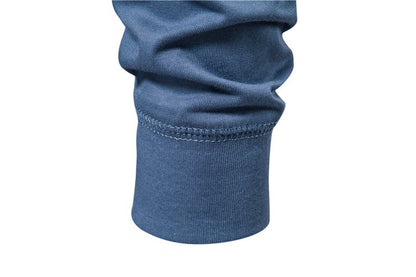 AIOPESON Henley Collar T Shirt Men Casual Solid Color Long Sleeve T Shirt for Men Autumn High Quality 100% Cotton Mens T Shirts