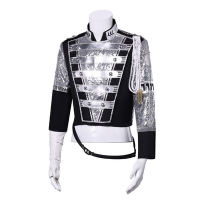 Punk Rock Michael Jackson Germany Military Cool Gaorgeous Teaser Jacket Outerwear for Collection costume