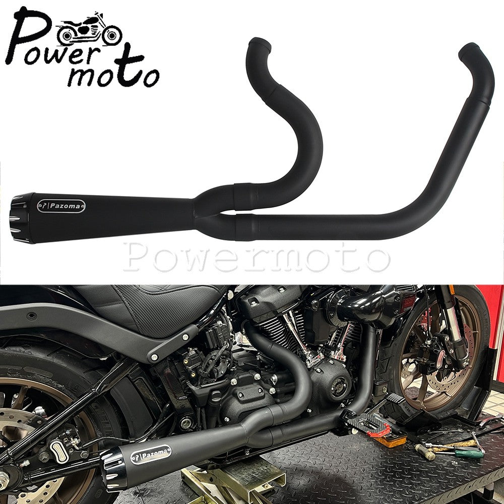 Motorbike Exhaust Pipes Exhaust Baffle Muffler For Harley M8 Softail Low Rider S T Fat Street Bob Standard Slim Deluxe 2018-2025