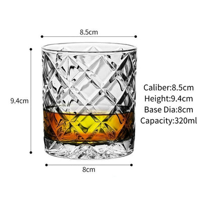 Copos de Uísque,Copo de Uísque Gravado,Copos de Uísque Old Fashioned,Copos de Scotch Clássicos,Presente Perfeito para Amantes de Scotch