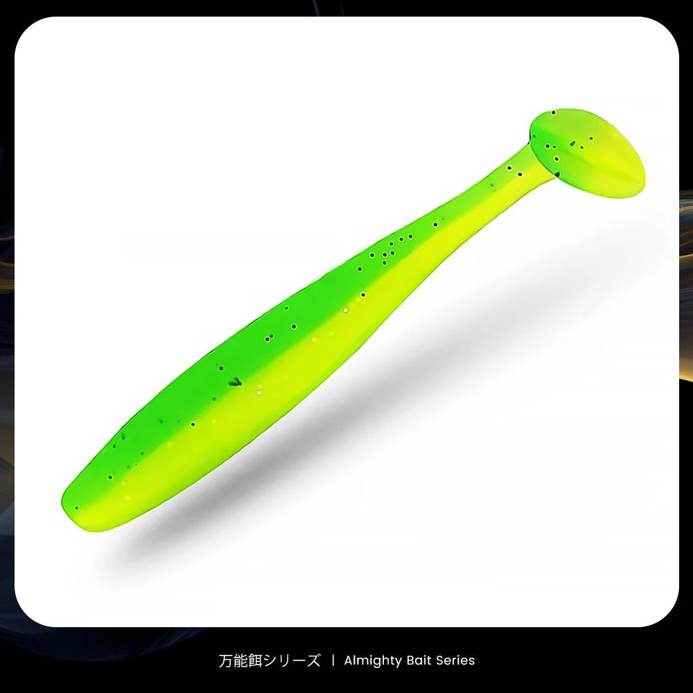 Bazuca 100mm 150mm Isca de Pesca Big Easy Shiner Shad Worm Silicone T Cauda Iscas Macias Wobbler Swimbait Pesca Baixo Perca Inverno