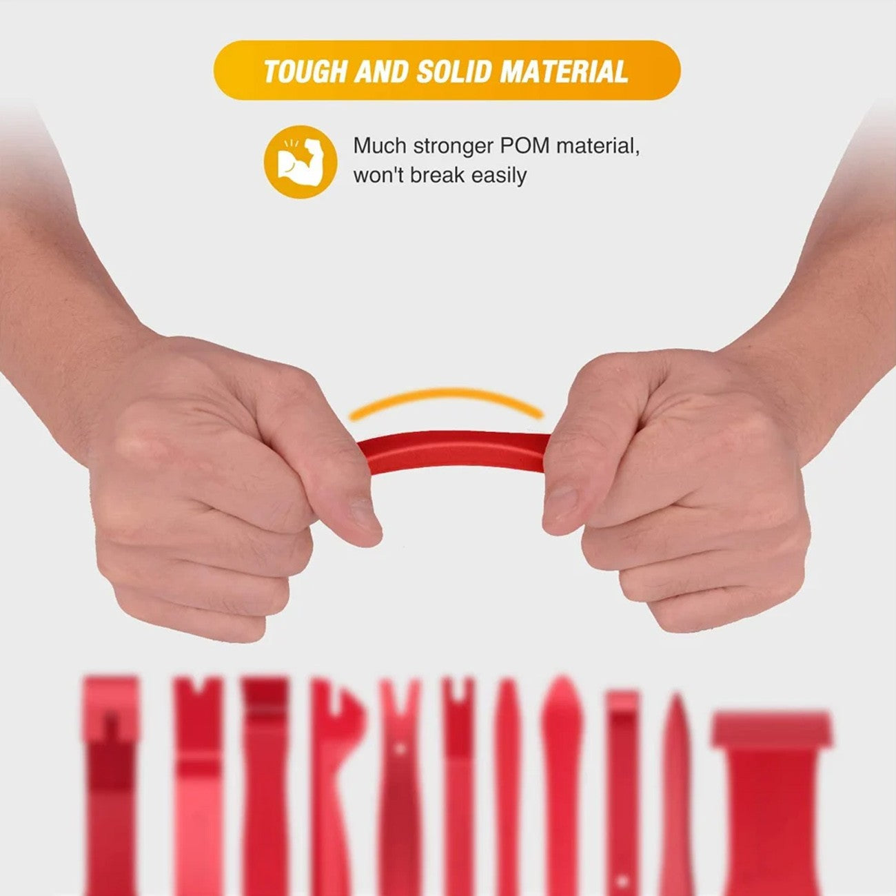 Car Trim Removal Tool Kit for Door/ Pannel/ Audio Dashboard/ Plastic Rivets/ Bumper/ Fastener Clips DIY Car Panel Disassembly