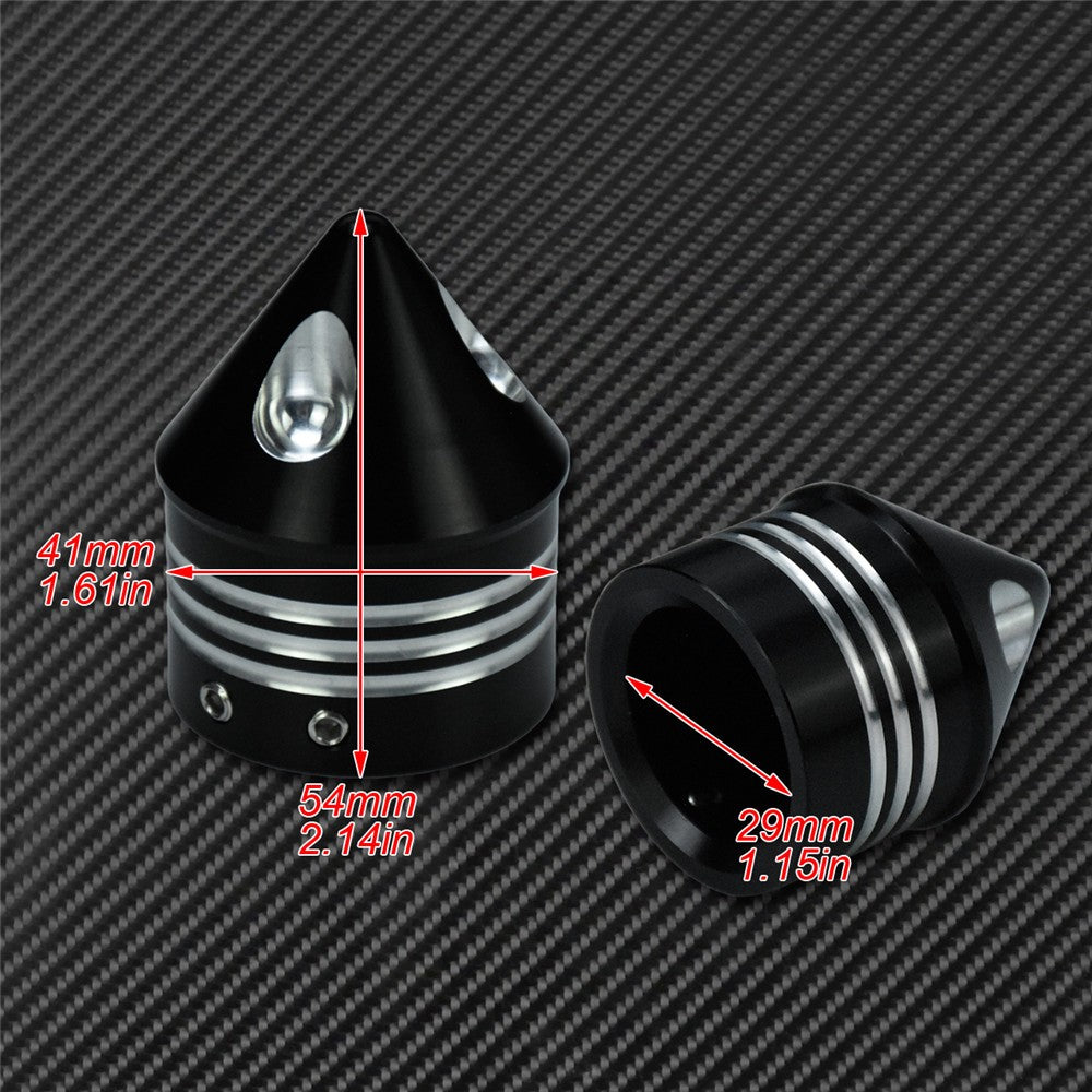 Tampa de Porca do Eixo Dianteiro de Motocicleta 29mm para Harley Sportster XL883 1200 Touring Wide Glide Dyna Fat Bob Softail Dyna VRSC