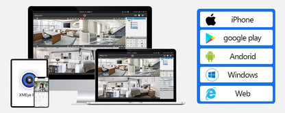 Movols 4K XMEYE POE Surveillance System 8MP 4MP Two Way Audio PTZ CCTV POE AI Security Camera 8CH P2P NVR Video Surveillance Kit