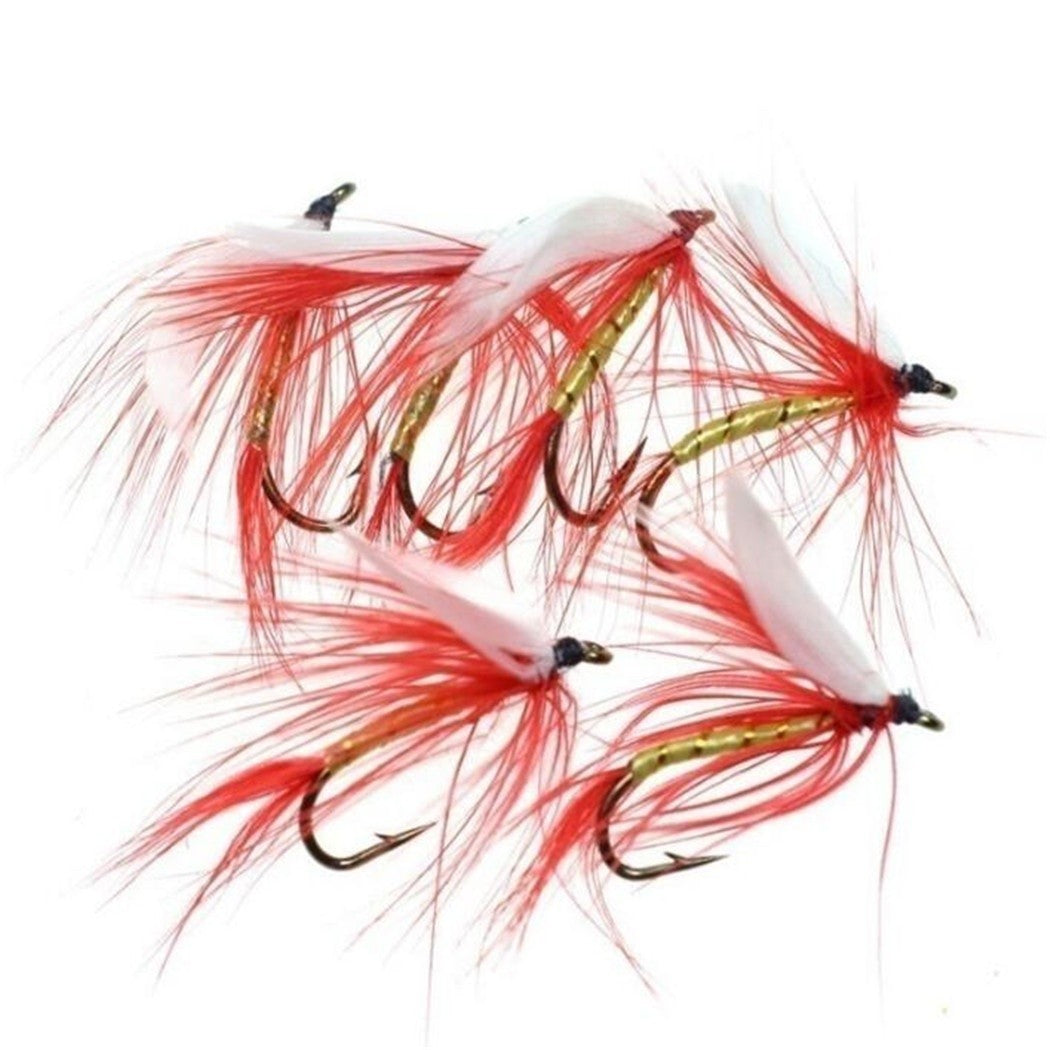 5 Peças Latão Beadhead Pavão Herl Buzzer Fly Isca de Pesca no Gelo Jig Ninfas Larvas para Pesca de Truta Perca Bluegill