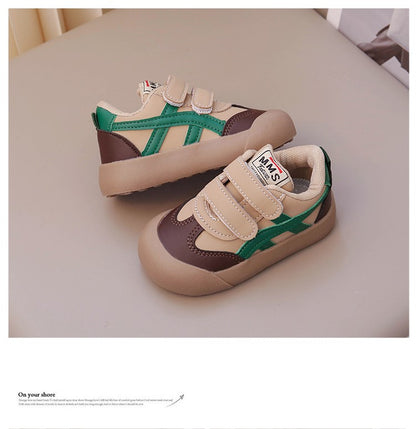 Children's Forrest Gump Shoes Four Seasons Green Boys Girls Walking Shoes 2-8 Years Old Waterproof Non-slip Kids Baby Sneakers