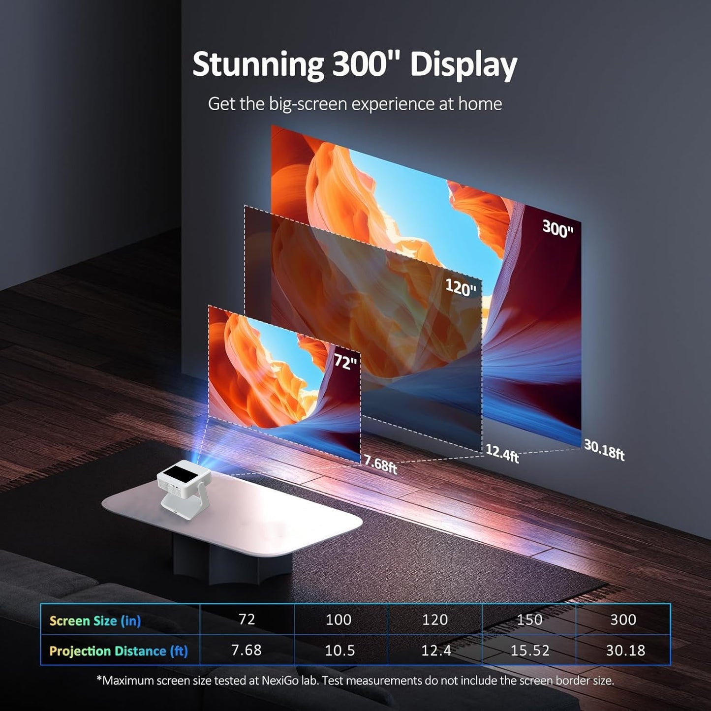 projector 4k A2pro 4K WiFi Projector - Dual Screen, Android OS, Home Theater, Supports Gaming & Karaoke