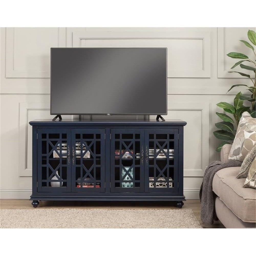 "Elegant TV Stand - 63" W x 35" H Slim Media Console, Modern Design for Living Room & Bedroom";;VERDADEIRO;;"Antique Black