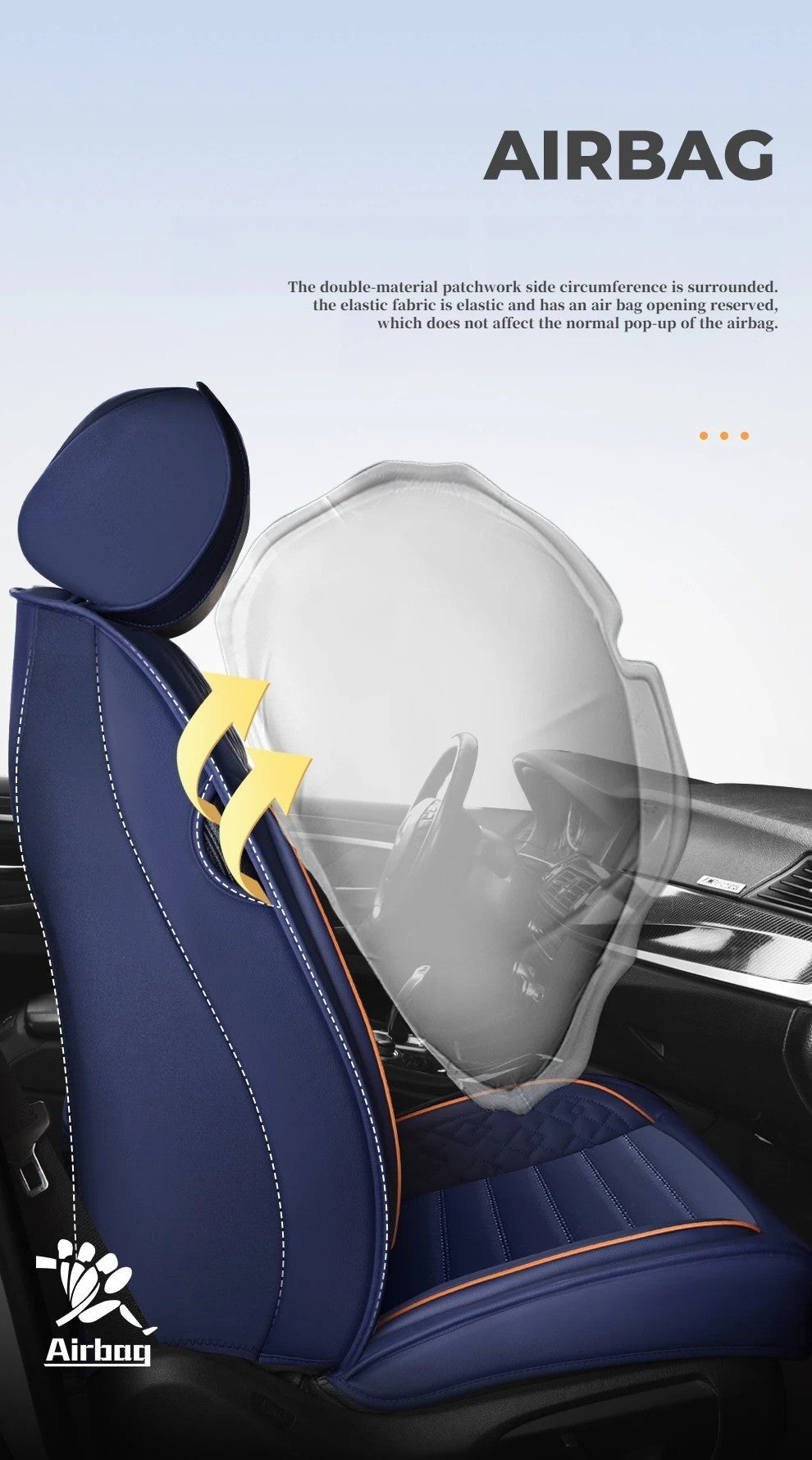 Capas de Couro Ultra Confortáveis e Duráveis para Bancos de Carro – Artesanato Premium, Todas as Estações, Ajuste Universal para a Maioria dos Veículos