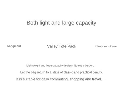 Songmont Designer Tote Bag Signature Monogram Print PU Material Lightweight Durable Womens Bag Zipper Top Polyester Lining