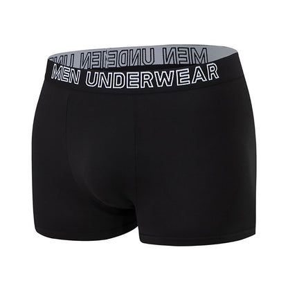 4/10 Piece Men's Black Fashionable Sexy Simple Underwear Boxer Shorts Plus Size Comfortable Versatile Casual Sports Beach Shorts