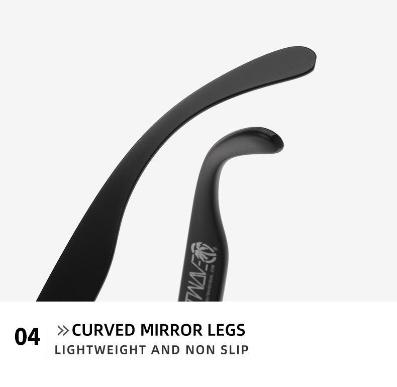 2024 NEW High quality luxury Heat Wave brand Polarized sunglasses square Conjoined lens Women men sun glasses UV400