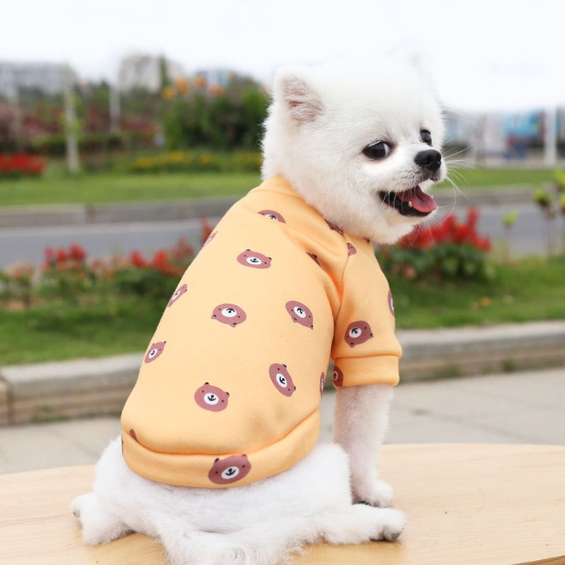 Casaco com capuz para cães pequenos, roupas quentes de inverno para animais de estimação para Bulldog Chihuahua Shih Tzu Moletom para Cães e Gatos