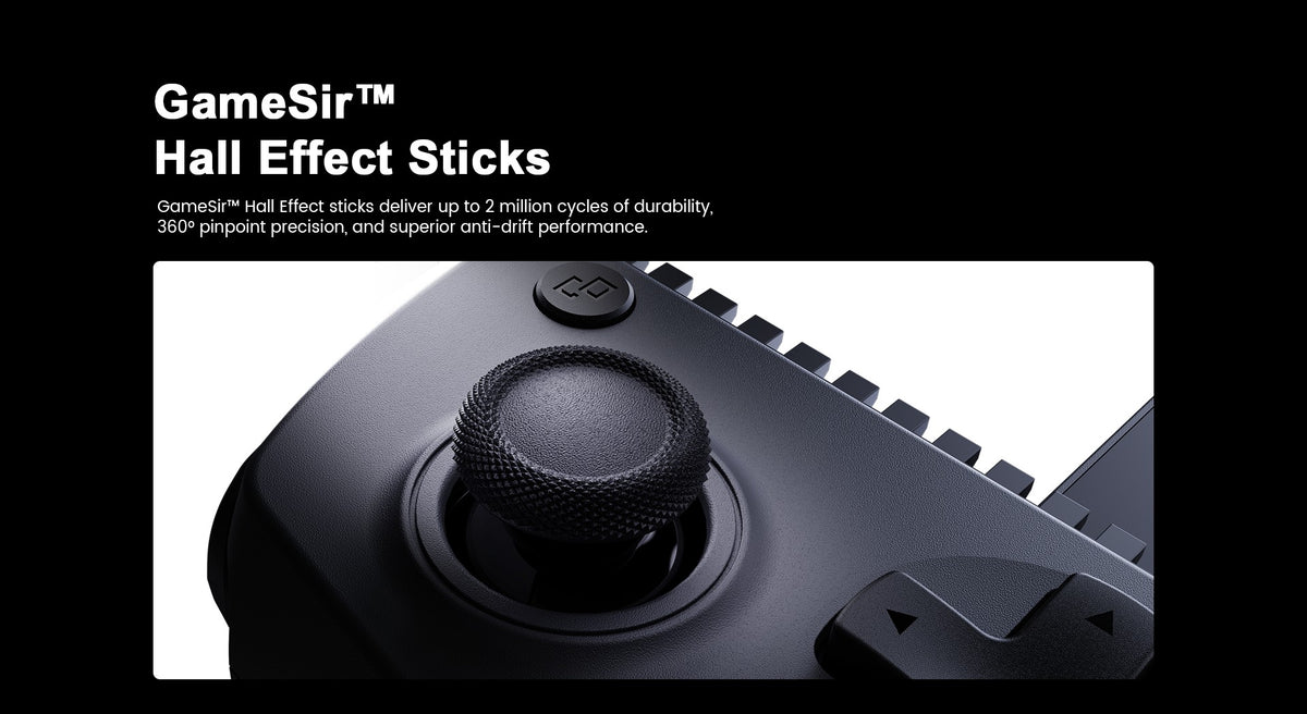 GameSir X5s Wireless Mobile Gaming Controller Bluetooth 2.4GHZ Connection Lightweight Design Hall Effect, No-Drift, App Customization