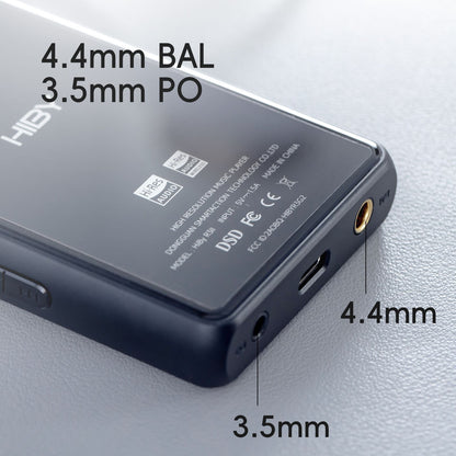 HiBy R3 II 2025 / R3 Gen 2 Music Player Bluetooth 5.1 WiFi MQA16X DSD256 Web Radio USB Audio Dongle DAC X1600E ES9219C 3.2‘’