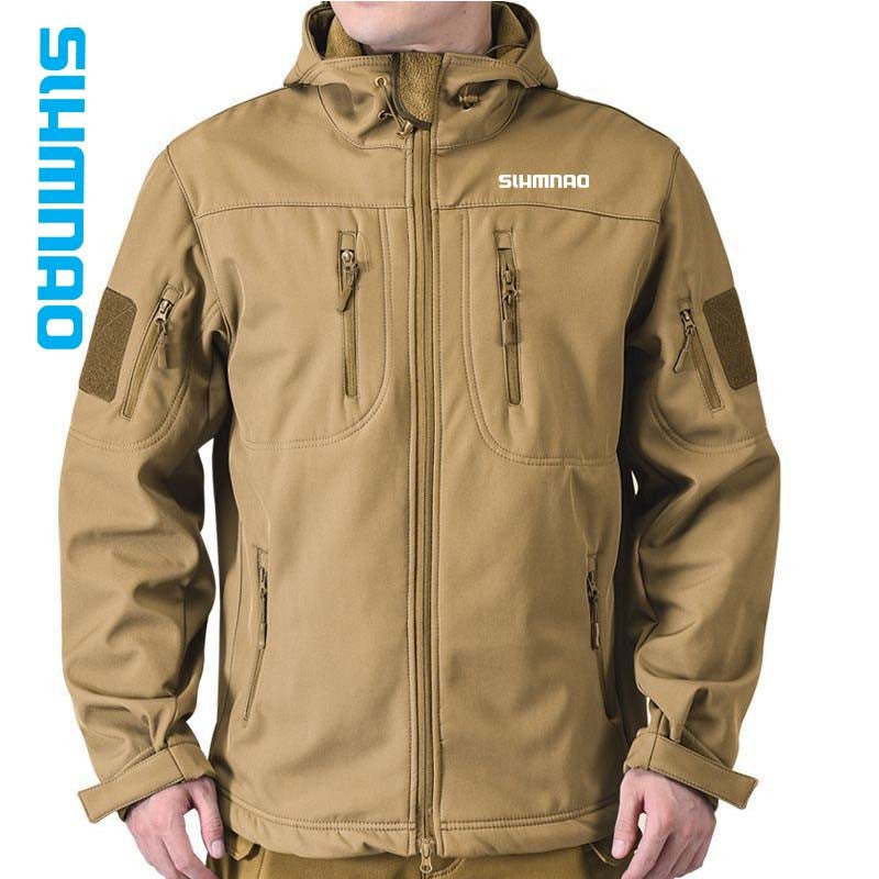 Conjunto de Jaqueta Tática Corta-vento, Impermeável e à Prova de Frio para Inverno 2025, Conjunto de Pesca, Jaqueta Grossa de Algodão Quente, Conjunto de Montanhismo