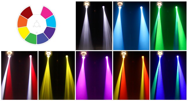2PCS 30W Spot Moving Head Light Beam Stage Effect Lighting Projector DMX Voice Control for Disco Party Concert Wedding Theater