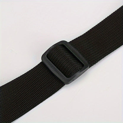 Calvin Men's Oxford Crossbody Bag, Stylish Black Travel Shoulder Bag with Adjustable Strap, Multi-Pocket Design