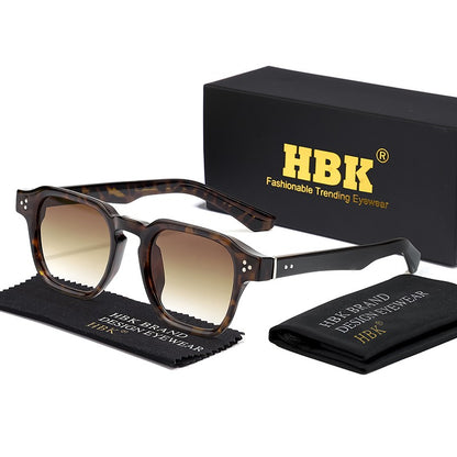 Óculos de Sol Punk HBK Fashion para homens Óculos de Sol Quadrados Clássicos Esportes ao Ar Livre Festa Férias Viagem Condução Pesca Óculos