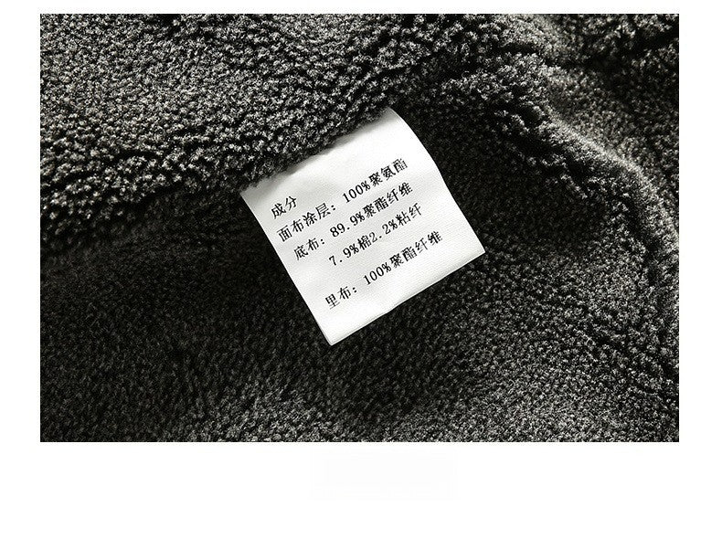 2025 veluokldly Leather Jacket Man Winter Motocross Windproof Warm PU Leather Coat chaqueta Male Trendy Motorcycle Fleece Coats