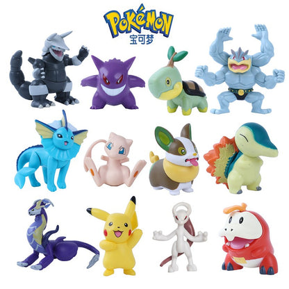 Pokémon Anime Figures Gelo Eevee Pikachu Dragão Voador Coleção Figura Brinquedos de Ação Fofos Modelo Pok é mon Presentes de Aniversário Infantis